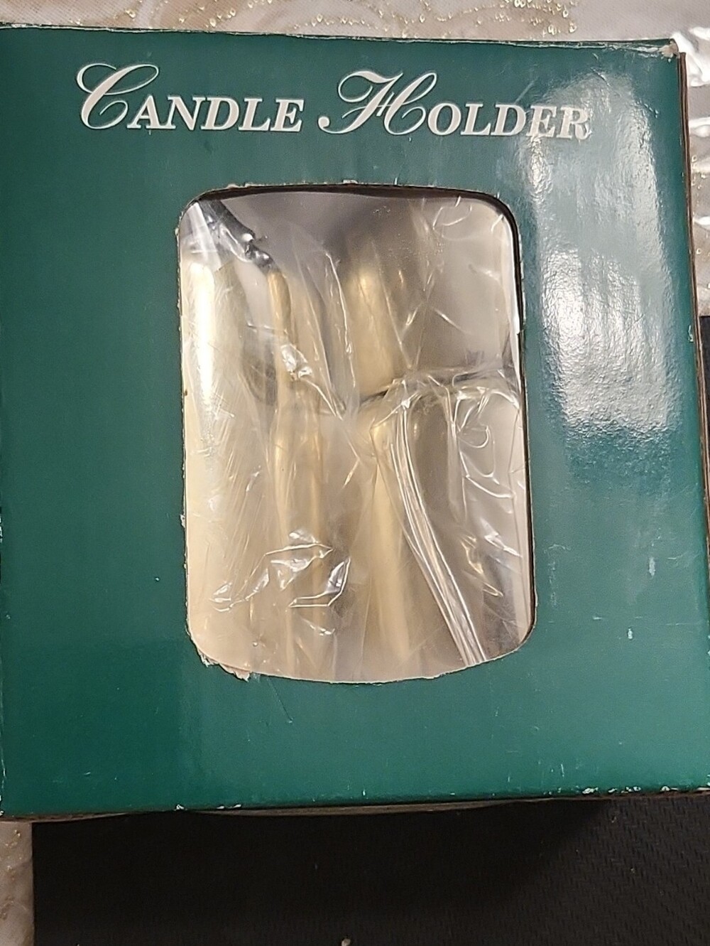 Gitano Gold Metal Candle Holder Set
